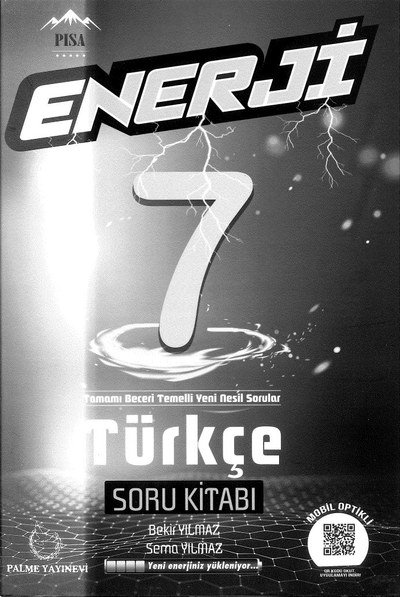 ENERJİ TÜRKÇE SORU KİTABI