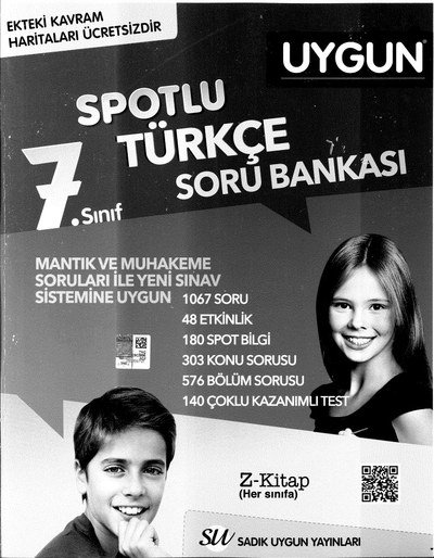 SPOTLU TÜRKÇE SORU BANKASI ANKA Fotokopi