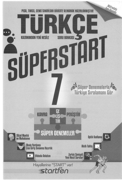 TÜRKÇE SÜPERSTART ANKA Fotokopi