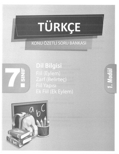 TÜRKÇE KONU ÖZETLİ SORU BANKASI