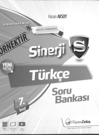 SİNERJİ TÜRKÇE SORU BANKASI ANKA Fotokopi