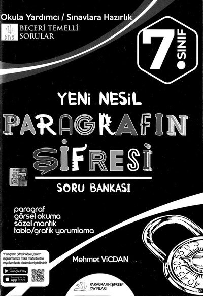 YENİ NESİL PARAGRAFINŞİFRESİ SORU BANKASI