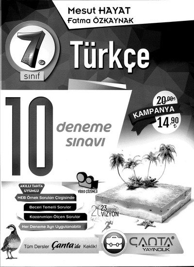 TÜRKÇE 10 DENEME ANKA Fotokopi
