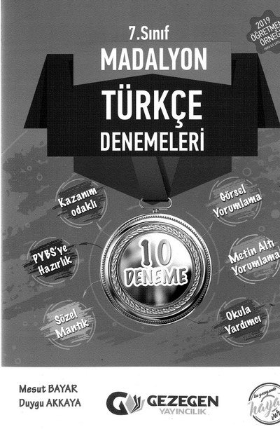 MADALYON TÜRKÇE DENEMELERİ 10 DENEME ANKA Fotokopi