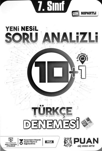 YENİ NESİL SORU ANALİZİ TÜRKÇE DENEMESİ