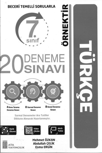 20 DENEME SINAVI TÜRKÇE