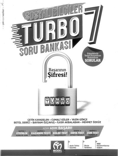 SOSYAL BİLGİLER TURBO SORU BANKASI ANKA Fotokopi