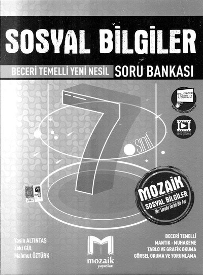 SOSYAL BİLGİLER BECERİ TEMELLİ SORU BANKASI