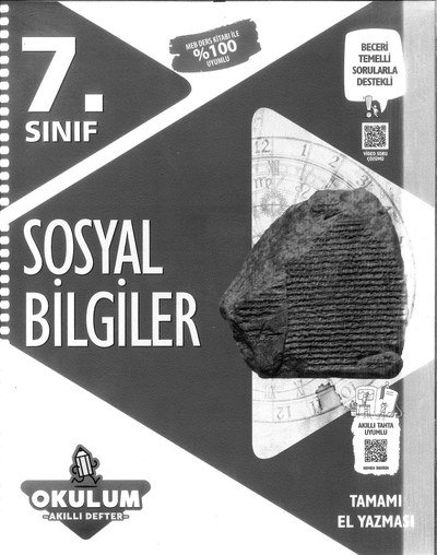 SOSYAL BİLGİLER OKULUM AKILLI DEFTER ANKA Fotokopi