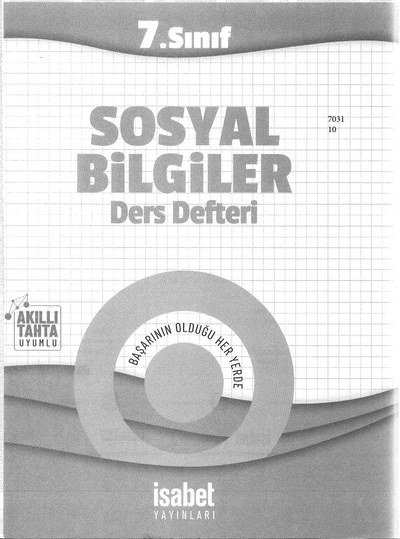 SOSYAL BİLGİLER DERS DEFTERİ ANKA Fotokopi
