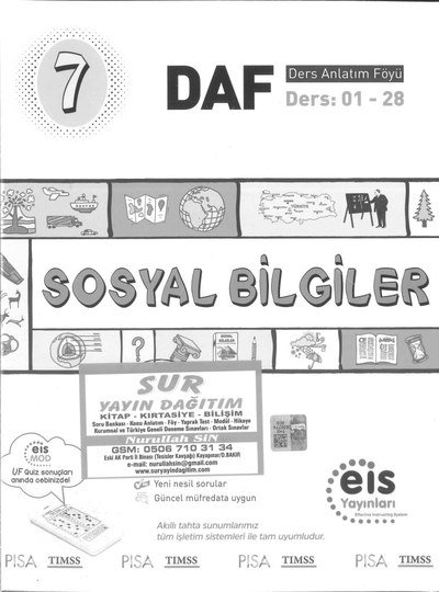 SOSYAL BİLGİLER DERS ANLATIM FÖYÜ