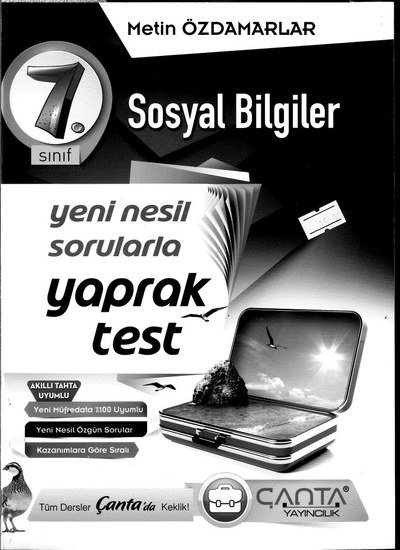 SOSYAL BİLGİLER YENİ NESİL SORULARLA YAPRAK TEST ANKA Fotokopi