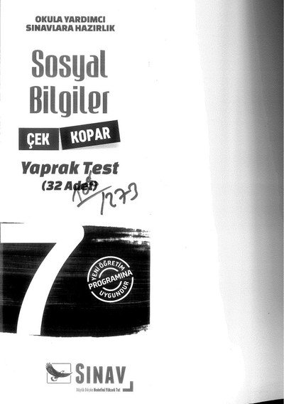 SOSYAL BİLGİLER YAPRAK TEST 32 ADET