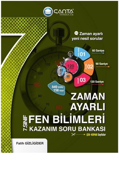 ZAMAN AYARLI FEN BİLİMLERİ KAZANIM SORU BANKASI ANKA Fotokopi