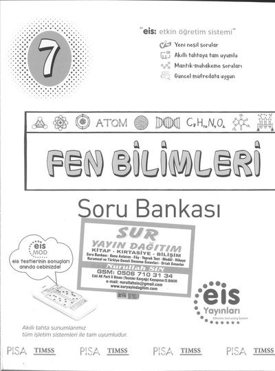 FEN BİLİMLERİ SORU BANKASI