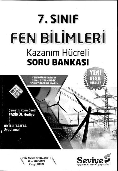 FEN BİLİMLERİ KAZANIM HÜCRELİ SORU BANKASI ANKA Fotokopi