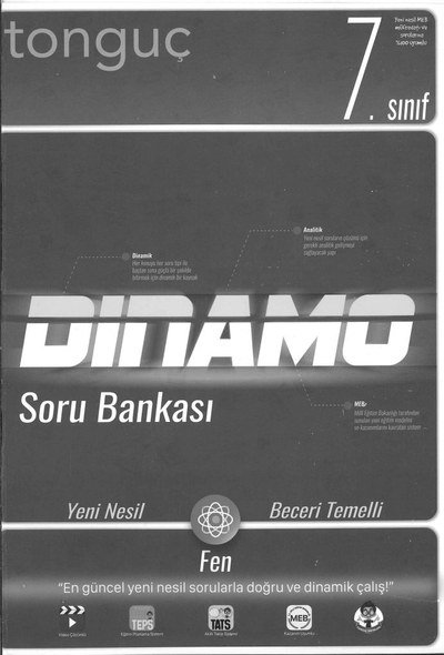 DİNAMO SORU BANKASI FEN BİLİMLERİ ANKA Fotokopi