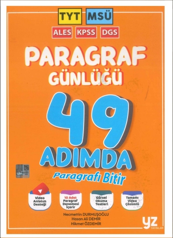 PARAGRAF GÜNLÜĞÜ 49 ADIMDA PARAGRAFI BİTİR ANKA Fotokopi