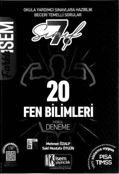 20 FEN BİLİMLERİ FASİKÜL DENEME