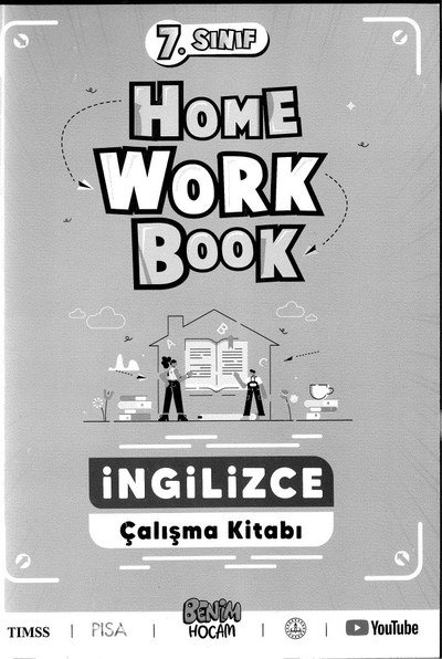HOME WORK BOOK İNGİLİZCE ÇALIŞMA KİTABI ANKA Fotokopi