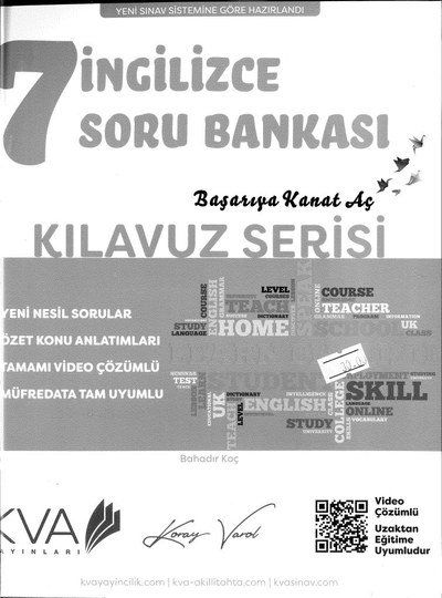 İNGİLİZCE SORU BANKASI KILAVUZ SERİSİ
