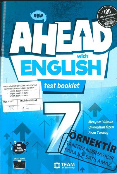 AHEAD WITH ENGLISH TEST BOOKLET