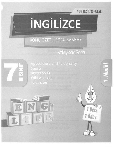İNGİLİZCE KONU ÖZETLİ SORU BANKASI ANKA Fotokopi