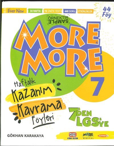 MORE MORE HAFTALIK KAZANIM KAVRAMA FÖYLERİ ANKA Fotokopi