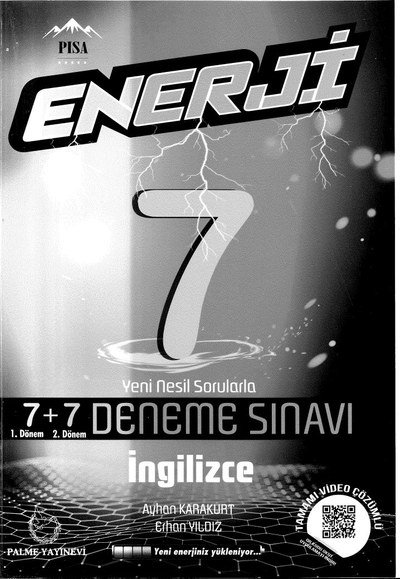 ENERJİ 7+7 DENEME SINAVI İNGİLİZCE ANKA Fotokopi