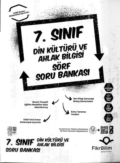 DİN KÜLTÜRÜ VE AHLAK BİLGİSİ SÖRF SORU BANKASI ANKA Fotokopi