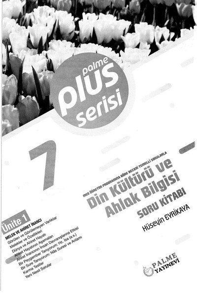 PLUS SERİSİ DİN KÜLTÜRÜ VE AHLAK BİLGİSİ SORU KİTABI ANKA Fotokopi