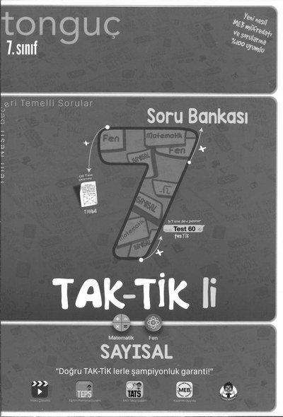 TAK-TİK'Lİ SAYISAL SORU BANKASI ANKA Fotokopi