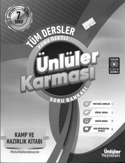 TÜM DERSLER KONU ÖZETLİ ÜNLÜLER KARMASI ANKA Fotokopi
