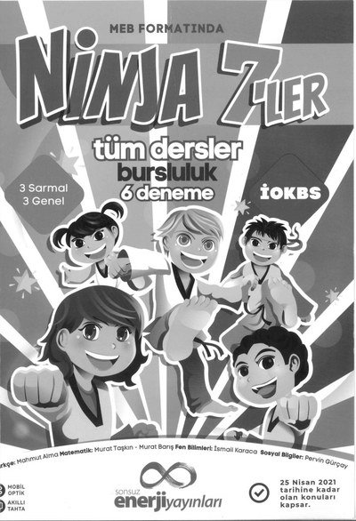 NİNJA 7'LER TÜM DERSLER BURSLULUK 6 DENEME