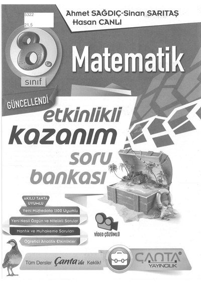 MATEMATİK ETKİNLİKLİ KAZANIM SORU BANKASI ANKA Fotokopi