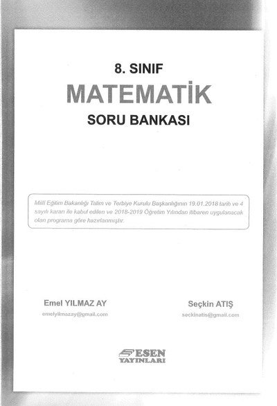MATEMATİK SORU BANKASI ANKA Fotokopi