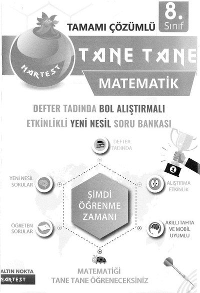 TAMAMI ÇÖZÜMLÜ TANE TANE MATEMATİK ANKA Fotokopi