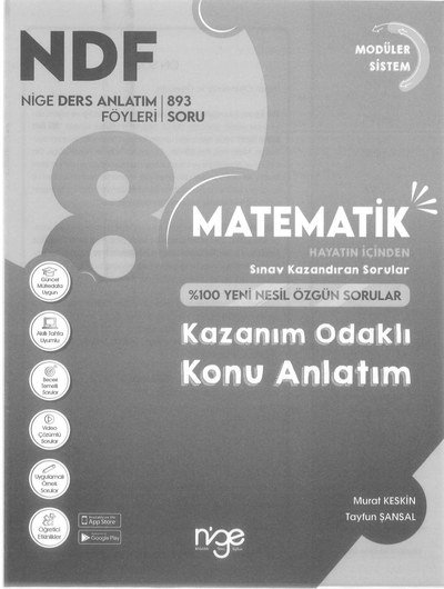 MATEMATİK KAZANIM ODAKLI KONU ANLATIM ANKA Fotokopi