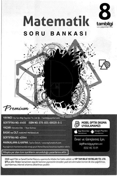 MATEMATİK SORU BANKASI ANKA Fotokopi