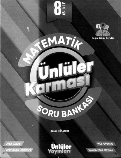 MATEMATİK ÜNLÜLER KARMASI SORU BANKASI ANKA Fotokopi