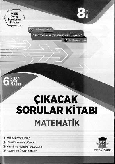 ÇIKACAK SORULAR KİTABI MATEMATİK
