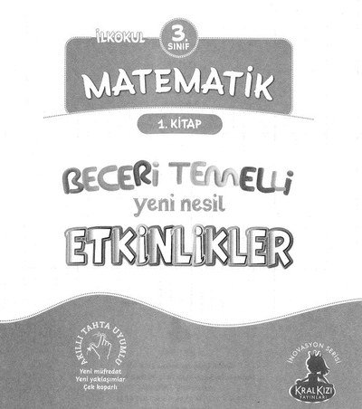 MATEMATİK 1. KİTAP ANKA Fotokopi