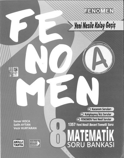 FENOMEN MATEMATİK SORU BANKASI ANKA Fotokopi