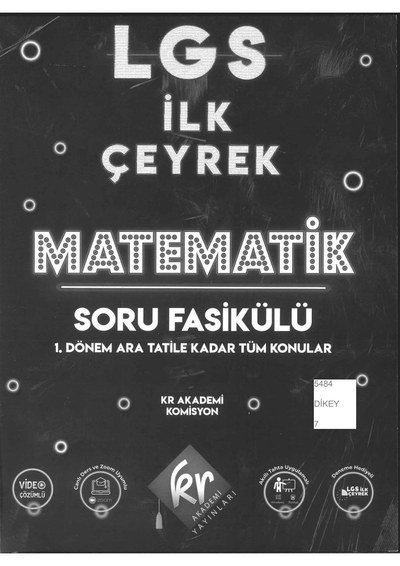 LGS İLK ÇEYREK MATEMATİK SORU FASİKÜLÜ