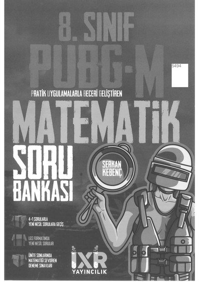 PUBG MATEMATİK SORU BANKASI ANKA Fotokopi
