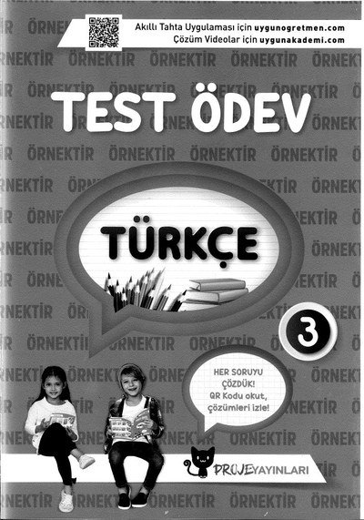 TÜRKÇE TEST ÖDEV ANKA Fotokopi