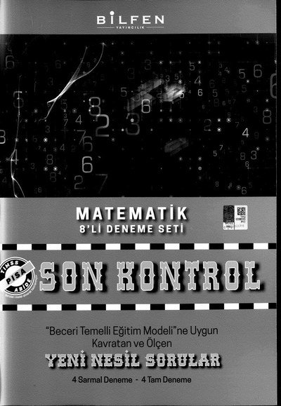 MATEMATİK 8'Lİ DENEME SETİ SON KONTROL ANKA Fotokopi