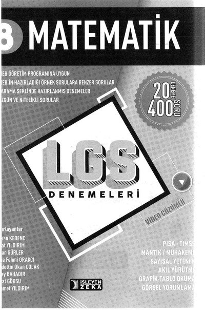 MATEMATİK LGS DENEMELERİ 20 DENEME