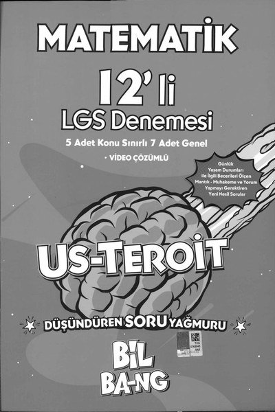 MATEMATİK 12'Lİ LGS DENEMESİ US-TEROIT BİL BA-NG ANKA Fotokopi