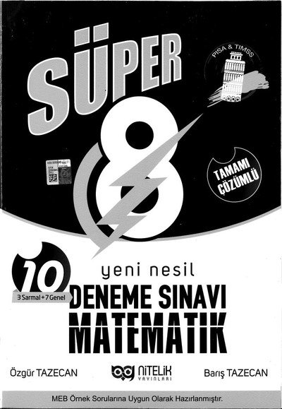 SÜPER YENİ NESİL DENEME SINAVI MATEMATİK ANKA Fotokopi